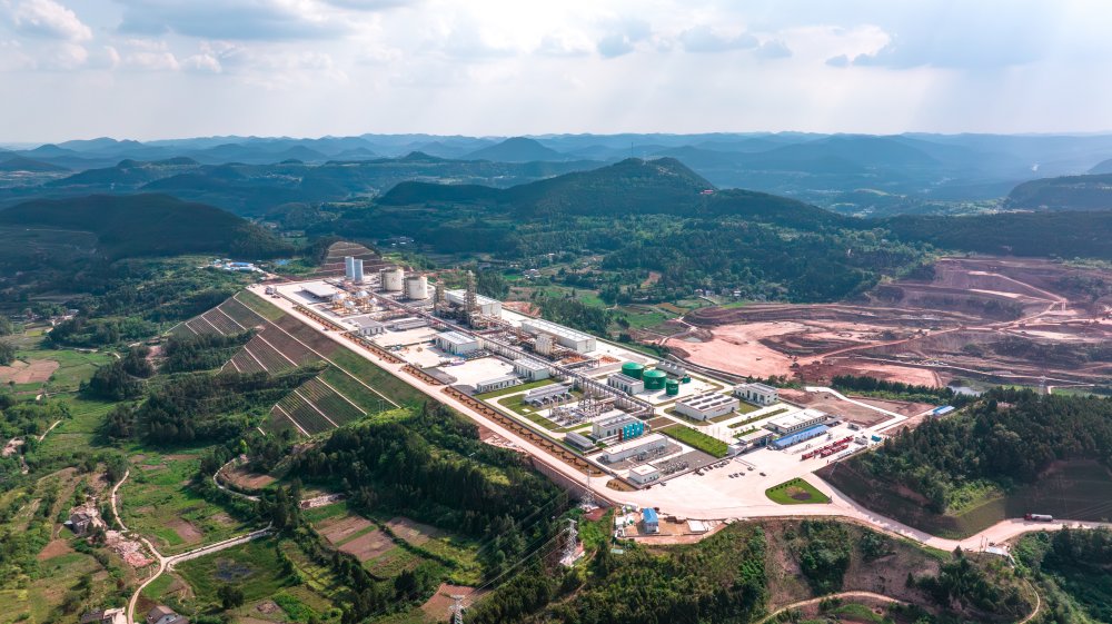 西南油氣田公司鹽亭天然氣處理廠。西南油氣田公司供圖