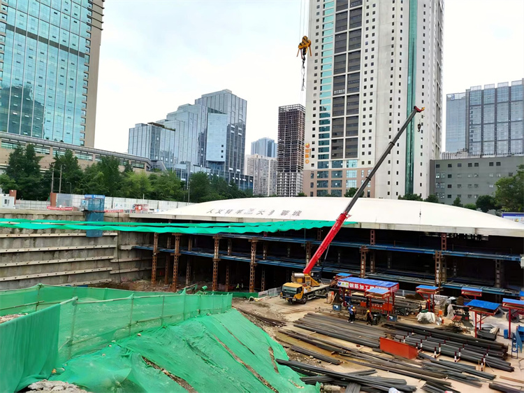 施工現場。黃成薇供圖