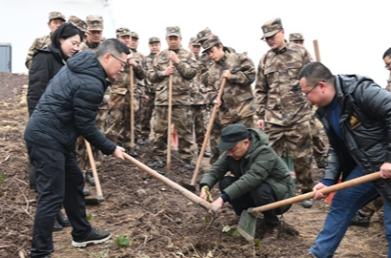自貢榮縣：軍民共植一片“雙擁林” 