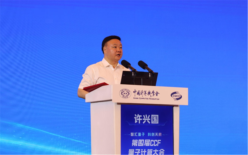 成都市人民政府副市長許興國。朱信雨攝