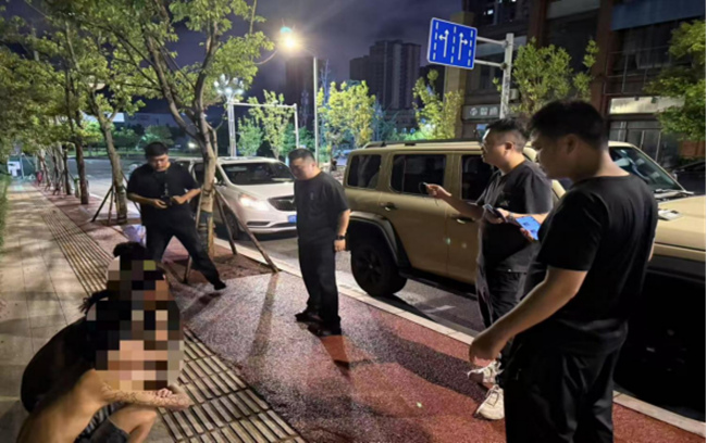 抓捕現場。資陽市公安局供圖