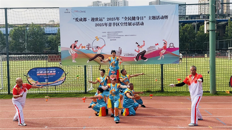 空竹活動現場。陳靜供圖