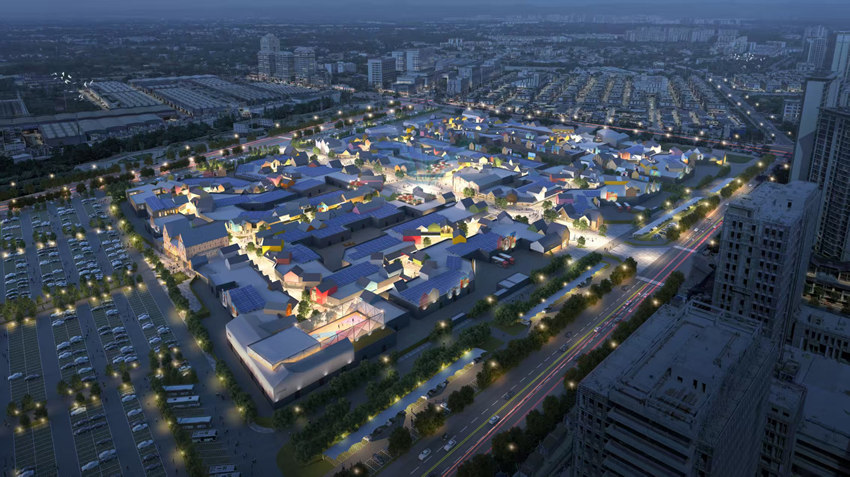 項目效果圖。青白江區委宣傳部供圖