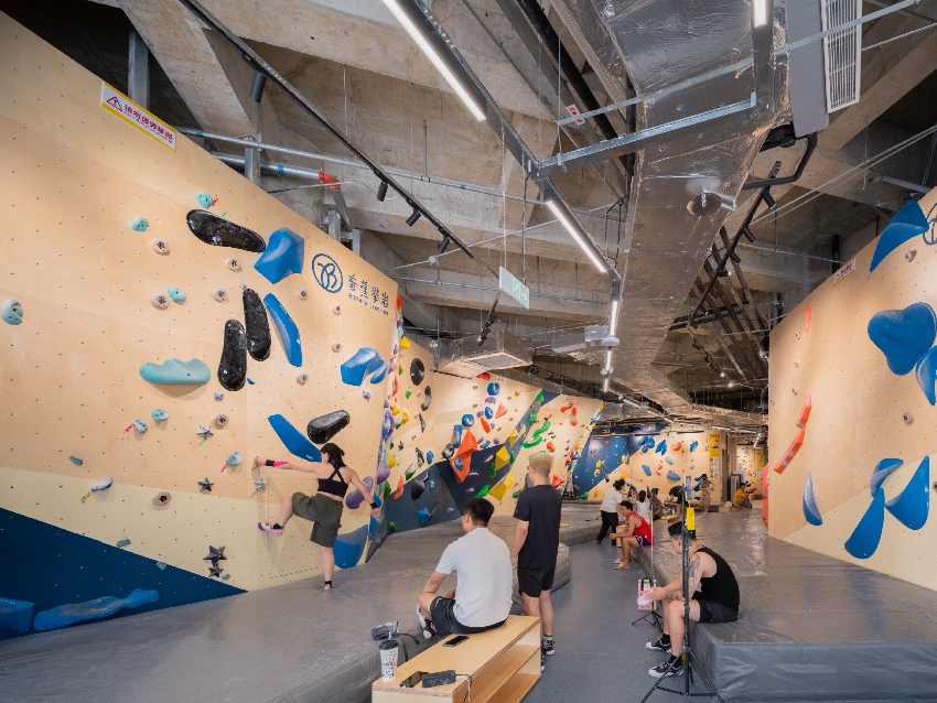 香蕉攀巖西南首店現場。受訪者供圖