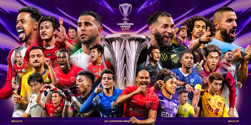 新賽季亞冠精英賽預熱海報。圖據亞冠官博