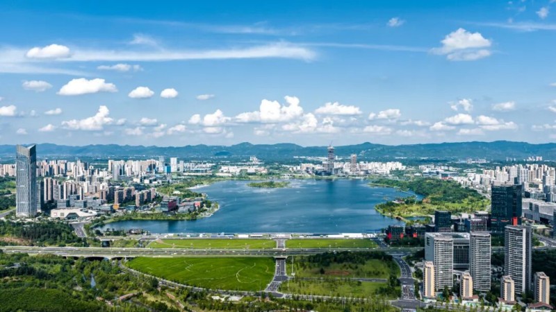 四川天府新區一角。馬驥攝.