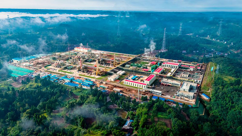 西南油氣田公司資陽天然氣凈化廠。西南油氣田公司供圖