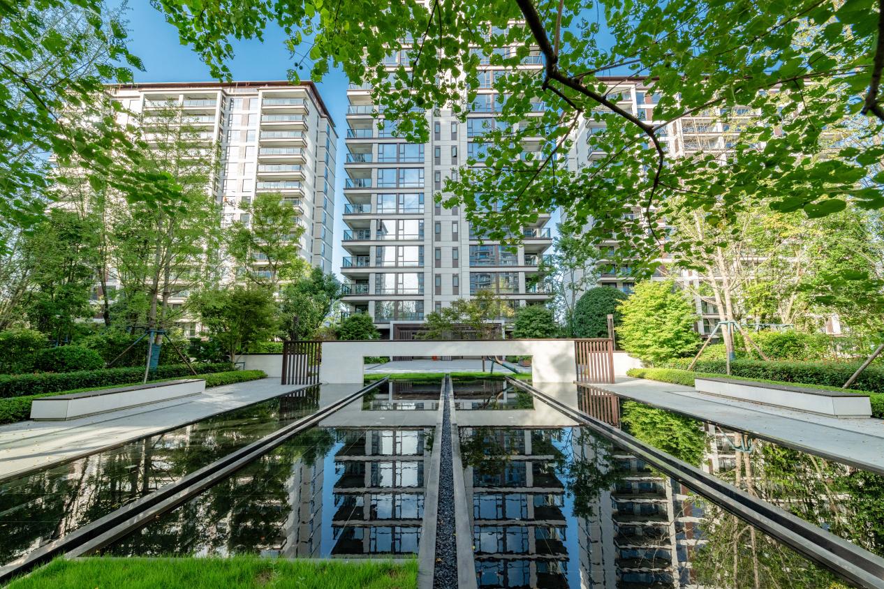 馬廠壩TOD保租房小區景觀。成都軌道集團供圖