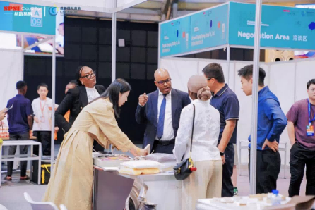 2025蓉耀絲路·成都坦桑尼亞特色家居展現場。成都市貿促會供圖