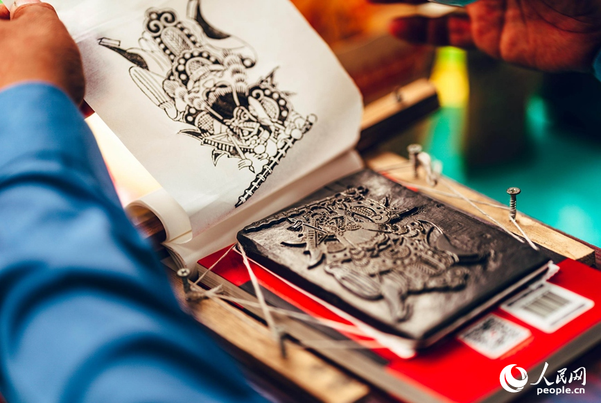 活動現場非遺展演。人民網記者 霍亞平攝