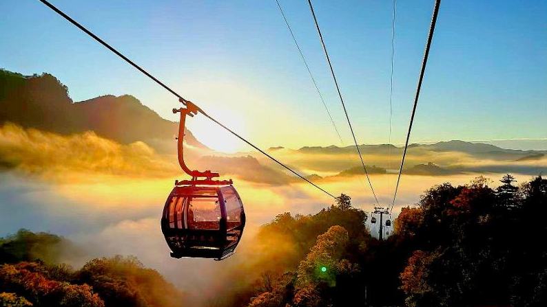 光霧山：不只看紅葉② 秋色與晨光的交響—香爐日出