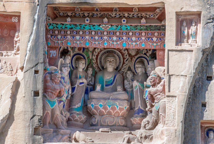 南龕石窟70號窟。巴中市委宣傳部供圖