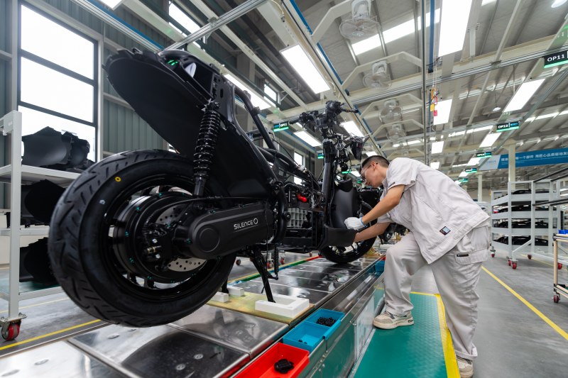 四川易行時代動力科技有限公司生產車間。資陽市委宣傳部供圖