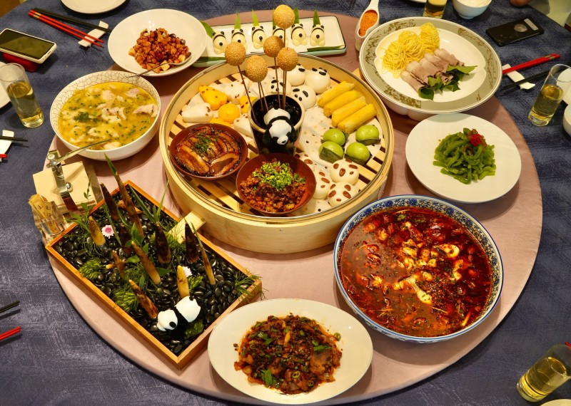 酒店的地方特色川菜接連走紅。段盈盈攝