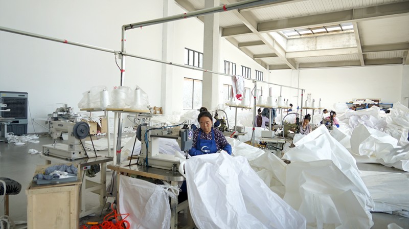 浙川包裝材料有限公司一角。綿竹市融媒體中心供圖