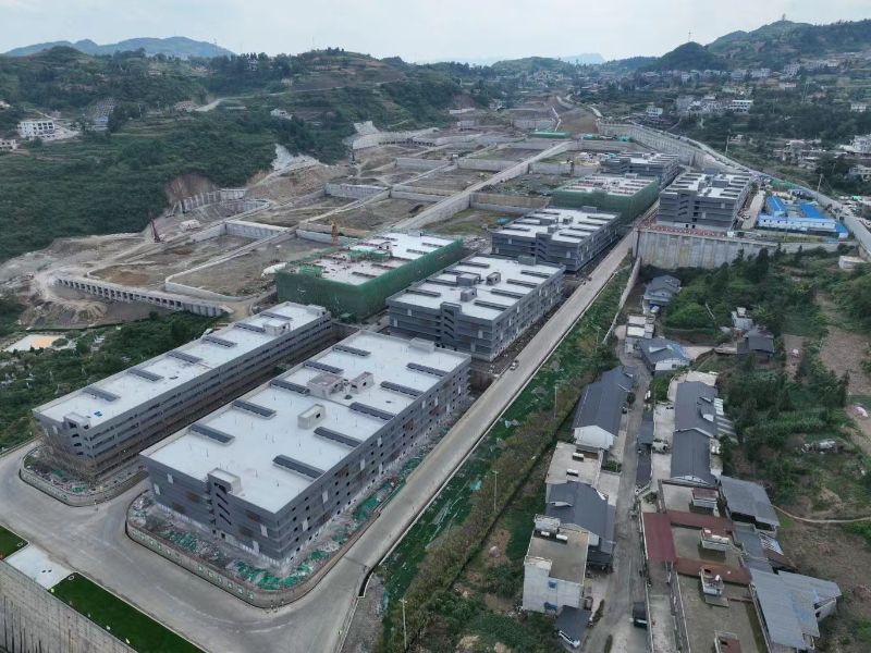 該行支持的四川古藺經濟開發區智慧倉配一體化項目。農發行四川省分行供圖