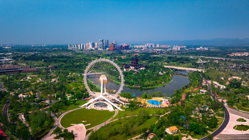 成都世博園。東部新區黨群部供圖