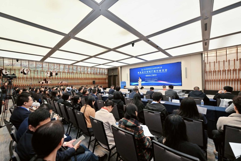 新型顯示領域產融對接會活動現場。工行成都分行供圖