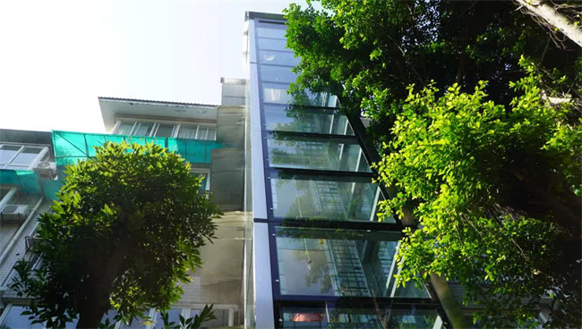 樂山犍為某小區的電梯加裝。四川省住房和城鄉建設廳供圖