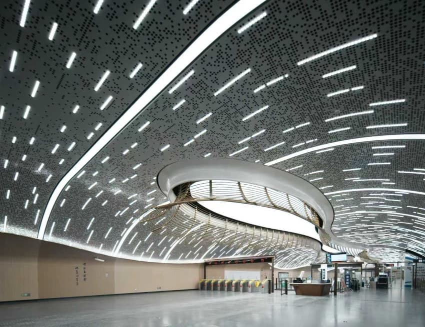 13號線一期杜甫草堂站。成都軌道集團供圖