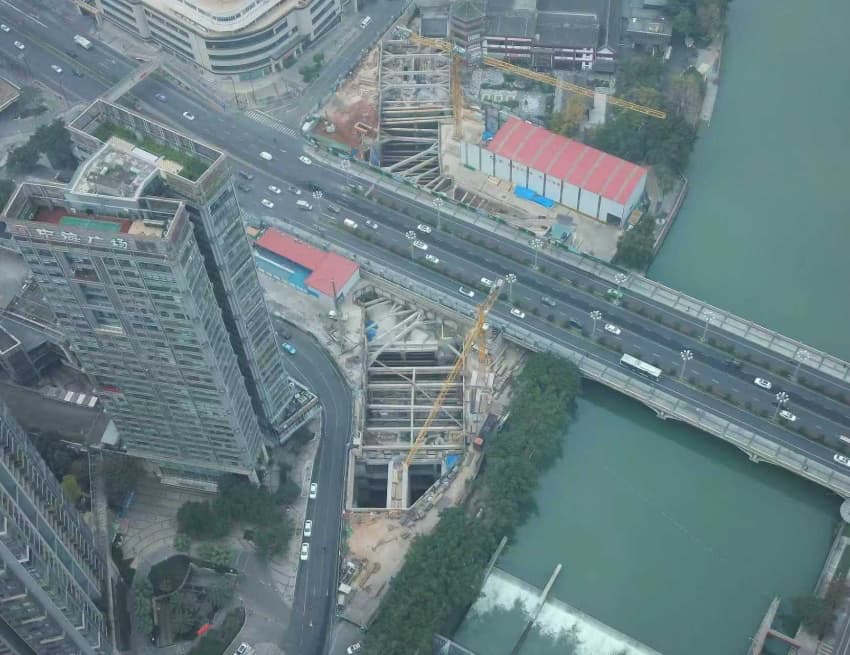 盾構機長距離穿越錦江。成都軌道集團供圖