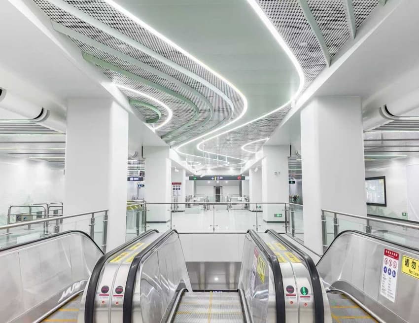 13號線一期光華村站。成都軌道集團供圖