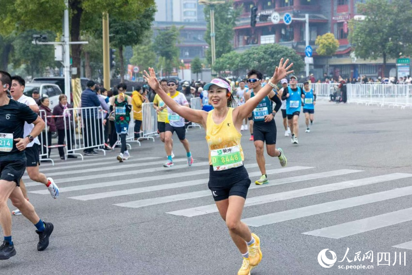 比賽現場。侯建明攝