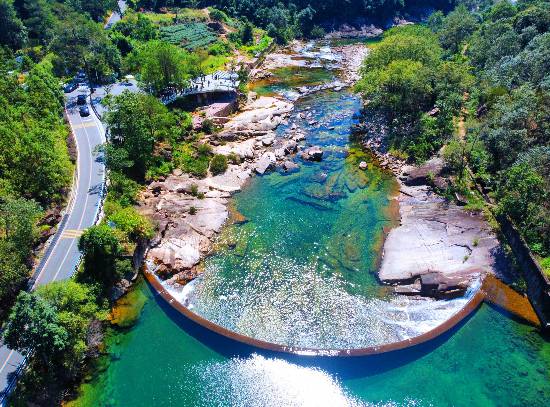 武夷山國家公園1號風景道（武夷山月亮灣）。黃杰敏 攝